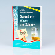 Gesund mit Wasser und Zeichen