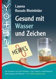 Gesund mit Wasser und Zeichen Gesund mit Wasser und Zeichen